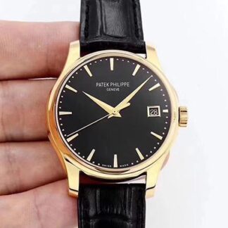 AAA Replica Patek Philippe Calatrava 5227 V6 Factory Mechanical Watches Swiss ETA324 Black Dial Mens Watch