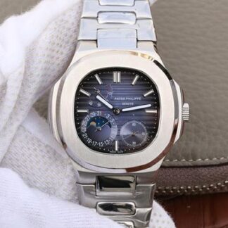 AAA Replica Patek Philippe Nautilus Moonphase 5712/1A-001 Swiss ETA240 Stainless Steel Mens Watch