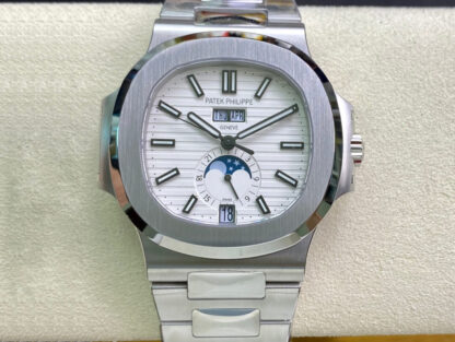 AAA Replica Patek Philippe Nautilus 5726/1A-010 PPF Factory Stainless Steel White Dial Mens Watch