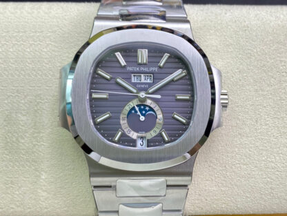 AAA Replica Patek Philippe Nautilus 5726/1A-001 PPF Factory Stainless Steel Grey Dial Mens Watch