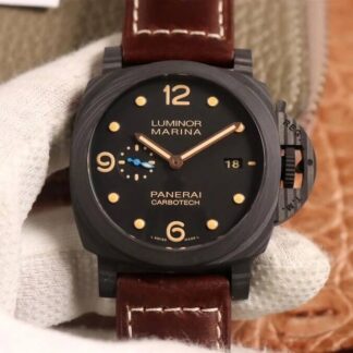 AAA Replica Panerai Luminor 1950 PAM00661 VS Factory Red Strap Mens Watch