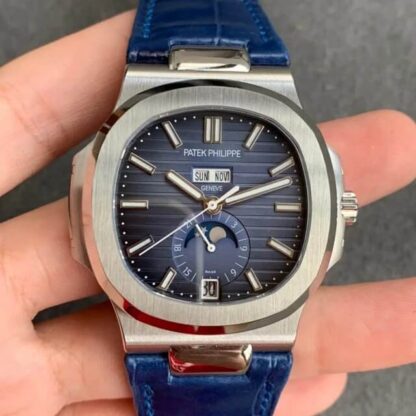 AAA Replica Patek Philippe Nautilus 5726/1A-014 GR Factory Blue Strap Mens Watch