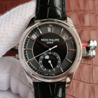 AAA Replica Patek Philippe Grand Complications 5205R-001 KM Factory Black Dial Mens Watch