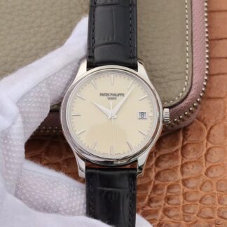 AAA Replica Patek Philippe Calatrava 5227 ZF Factory Off-White Dial Mens Watch