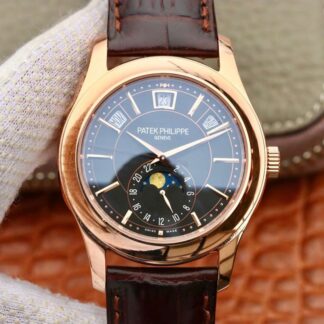 AAA Replica Patek Philippe Grand Complications 5205G-001 KM Factory Swiss ETA324SQ Black Dial Mens Watch