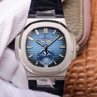 AAA Replica Patek Philippe Nautilus 5726/1A-014 PF Factory Black Strap Mens Watch