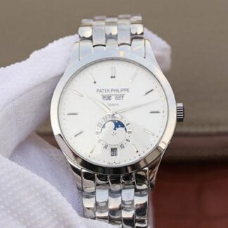 AAA Replica Patek Philippe Complications Annual Calendar 5396G KM Factory Swiss ETA324S White Dial Mens Watch