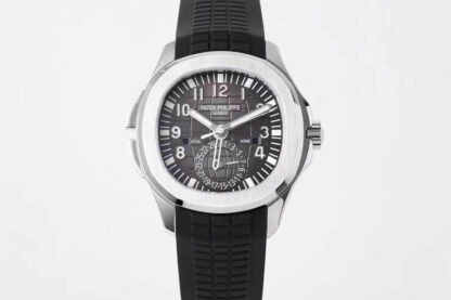 AAA Replica Patek Philippe Aquanaut 5164A-001 ZF Factory Stainless Steel Black Dial Mens Watch