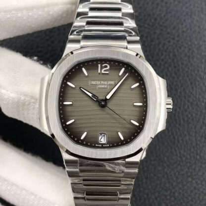 AAA Replica Patek Philippe Nautilus Ladies 7118/1A-011 3K Factory Grey Dial Ladies Watch