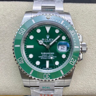 AAA Replica Rolex Submariner 116610LV-97200 ZF Factory Green Dial Mens Watch