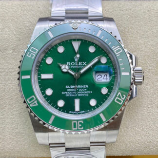 AAA Replica Rolex Submariner 116610LV-97200 Clean Factory V4 Stainless Steel Green Dial Mens Watch