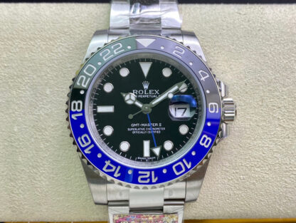 AAA Replica Rolex GMT Master II 116710BLNR-78200 Clean Factory Stainless Steel Black Dial Mens Watch