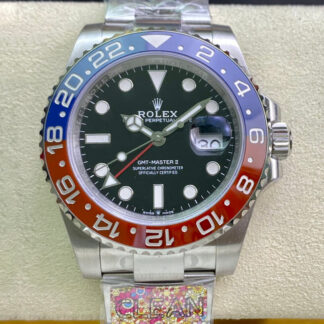 AAA Replica Rolex GMT Master II M126710BLRO-0002 Clean Factory Black Dial Mens Watch