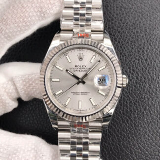 AAA Replica Rolex Datejust M126334-0004 EW Factory Grey Dial Mens Watch