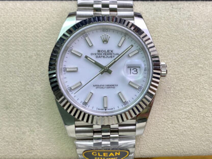 AAA Replica Rolex Datejust M126334-0010 Clean Factory Stainless Steel White Dial Mens Watch