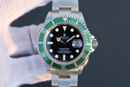 AAA Replica Rolex Submariner 16610LV-93250 JF Factory Green Bezel Mens Watch