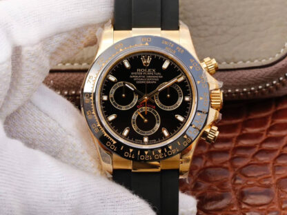 AAA Replica Rolex Daytona Cosmograph M116518ln-0043 JH Factory Ceramic Bezel Mens Watch