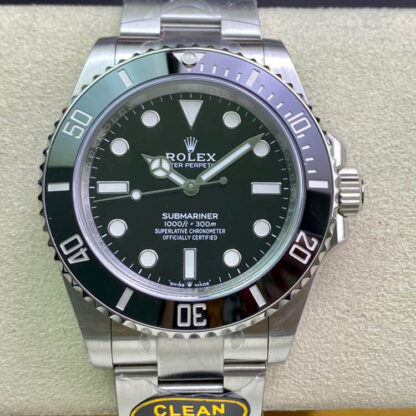 AAA Replica Rolex Submariner M124060-0001 41MM Clean Factory Black Bezel Mens Watch