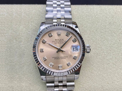 AAA Replica Rolex Datejust 31MM EW Factory Diamond Dial Ladies Watch