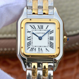 AAA Replica Panthere De Cartier W2PN0007 27MM 8848 Factory White Dial Ladies Watch