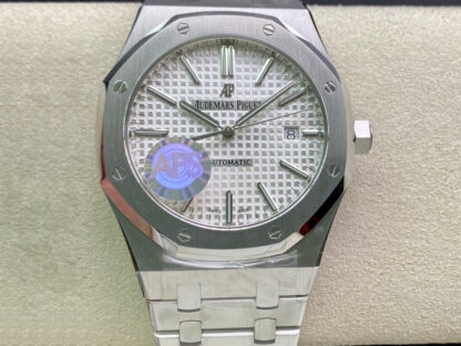 AAA Replica Audemars Piguet Royal Oak 15400ST.OO.1220ST.02 APS Factory White Dial Mens Watch