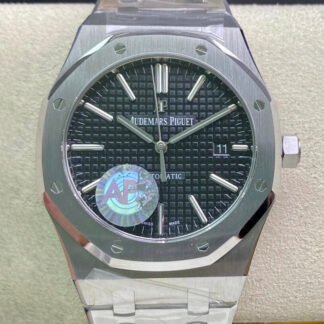 AAA Replica Audemars Piguet Royal Oak 15400ST.OO.1220ST.01 APS Factory Black Dial Mens Watch