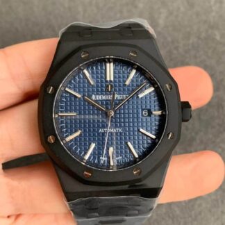 AAA Replica Audemars Piguet Royal Oak 15400 DLC Version ZF Factory Blue Mens Watch