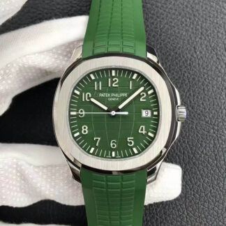 AAA Replica Patek Philippe Aquanaut 5168G 3K Factory Green Dial Mens Watch