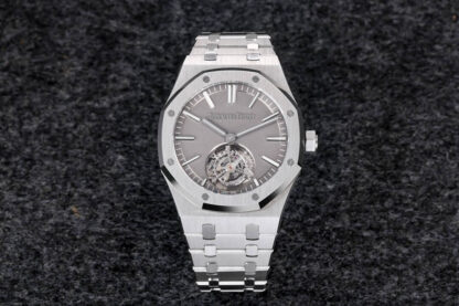 AAA Replica Audemars Piguet Royal Oak Tourbillon 26530TI.OO.1220TI.01 R8 Factory Dark Grey Dial Mens Watch