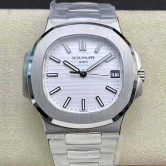 AAA Replica Patek Philippe Nautilus 5711/1A-011 3K Factory White Dial Mens Watch