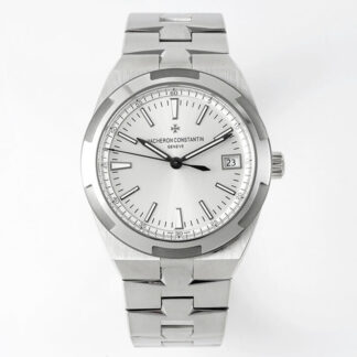 AAA Replica Vacheron Constantin Overseas 4500V/110A-B126 ZF Factory Silvery White Dial Mens Watch