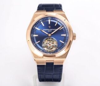 AAA Replica Vacheron Constantin Overseas Tourbillon 6000V/110R-B733 BBR Factory Blue Strap Mens Watch