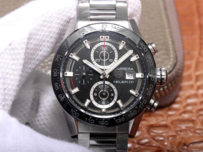 AAA Replica TAG Heuer Carrera CAR201Z.BA0714 XF Factory Ceramic Bezel Mens Watch