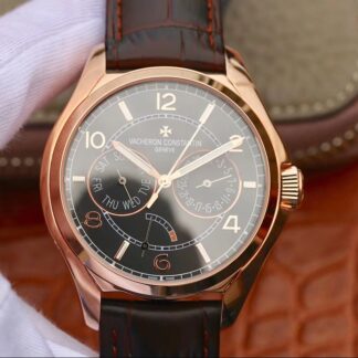 AAA Replica Vacheron Constantin FiftySix Day-Date 4400E/000R/B436 40mm Rosegold Case Mens Watch