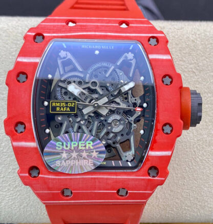 AAA Replica Richard Mille RM035-02 RM Factory Red Case Mens Watch