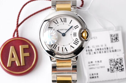 AAA Replica Ballon Bleu De Cartier 28MM W69007Z3 AF Factory White Dial Ladies Watch