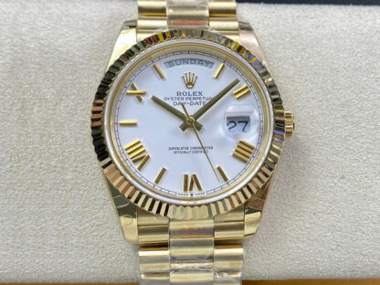 AAA Replica Rolex Day Date M228238-0042 EW Factory White Dial Mens Watch