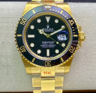 AAA Replica Rolex Submariner M126618LN-0002 VS Factory Yellow Gold Mens Watch