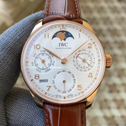 AAA Replica IWC Portuguese Perpetual Calendar IW503302 APS Factory Red Gold Mens Watch