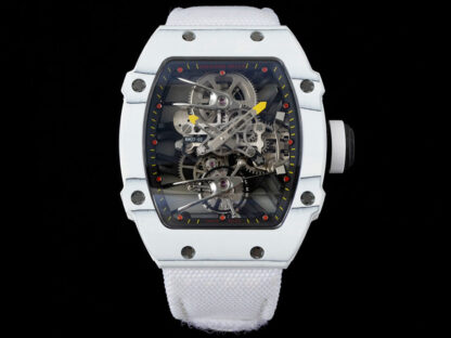 AAA Replica Richard Mille RM27-02 Rafael Nadal Tourbillon RM Factory White Strap Mens Watch