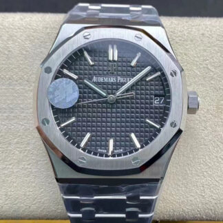 AAA Replica Audemars Piguet Royal Oak 15500ST.OO.1220ST.03 ZF Factory V2 Version Black Dial Mens Watch