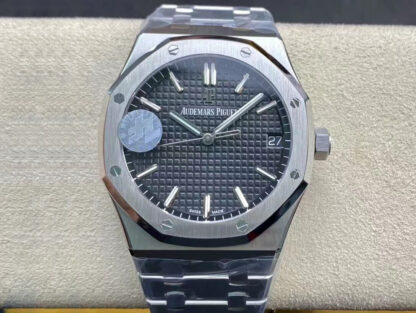 AAA Replica Audemars Piguet Royal Oak 15500ST.OO.1220ST.03 ZF Factory V2 Version Black Dial Mens Watch