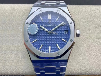 AAA Replica Audemars Piguet Royal Oak 15500ST.OO.1220ST.01 ZF Factory V2 Version Blue Dial Mens Watch