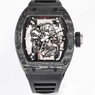 AAA Replica Richard Mille RM055 NTPT BBR Factory Black Carbon Fiber Dial Mens Watch