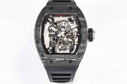 AAA Replica Richard Mille RM055 NTPT BBR Factory Black Carbon Fiber Dial Mens Watch