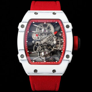 AAA Replica Richard Mille RM27-02 Rafael Nadal Tourbillon RM Factory Red Strap Mens Watch