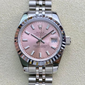 AAA Replica Rolex Datejust M279174-0001 28MM BP Factory Pink Dial Ladies Watch