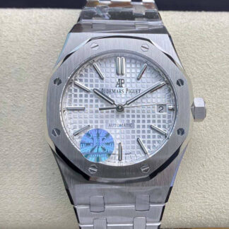 AAA Replica Audemars Piguet Royal Oak 15450ST.OO.1256ST.01 JF Factory Silver Dial Mens Watch