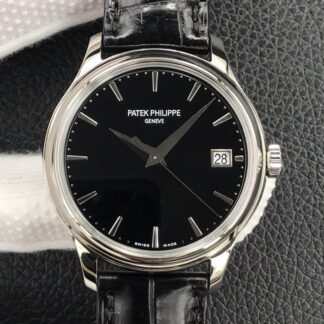 AAA Replica Patek Philippe Calatrava 5227G-010 3K Factory Black Dial Mens Watch