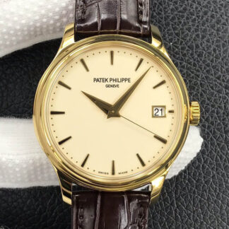 AAA Replica Patek Philippe Calatrava 5227J-001 3K Factory Yellow Gold Mens Watch